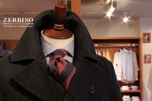 20140914 p　coat & wool tie
